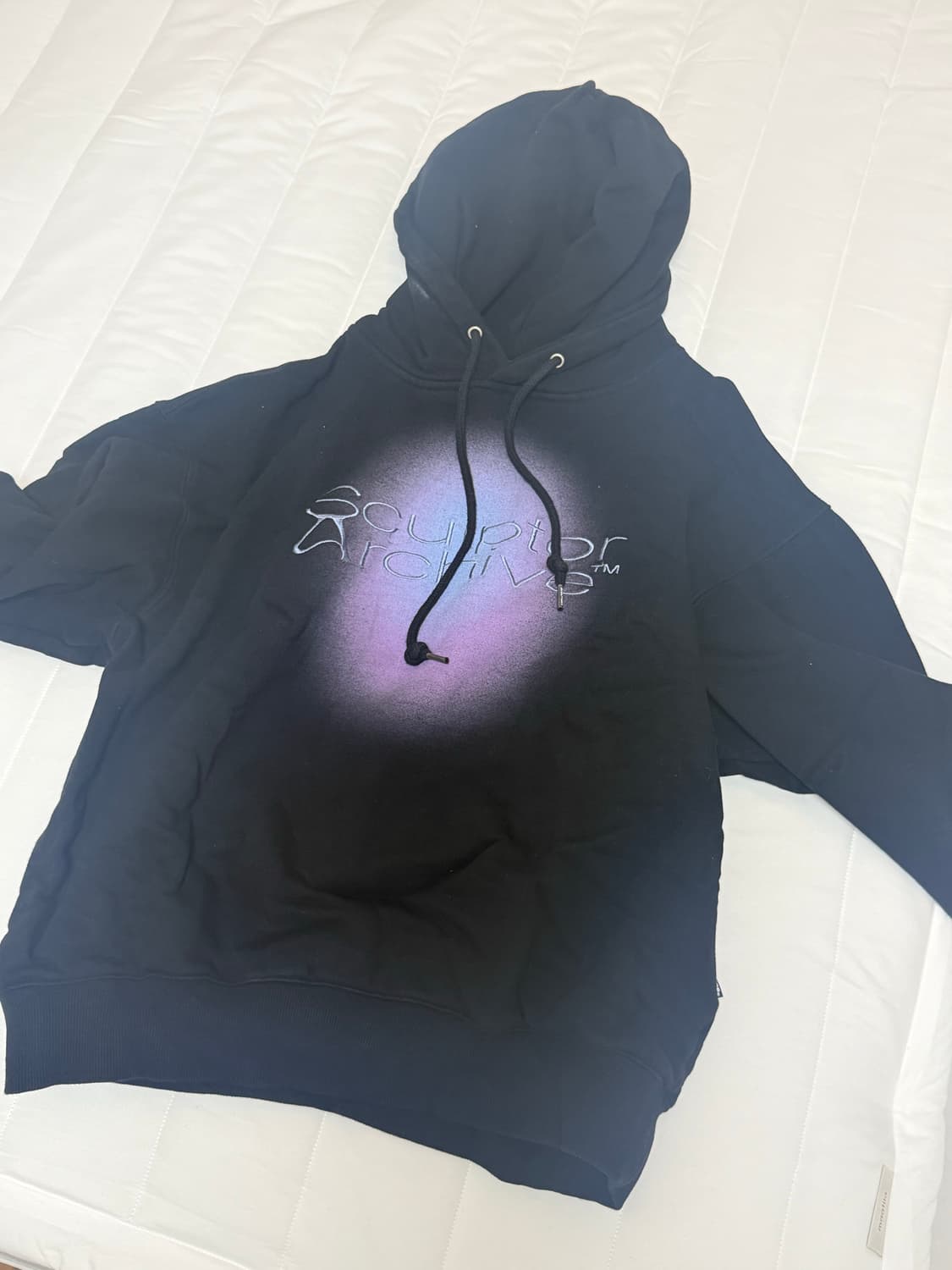 스컬프터 colour logo 후드티 (black) 상품이미지1