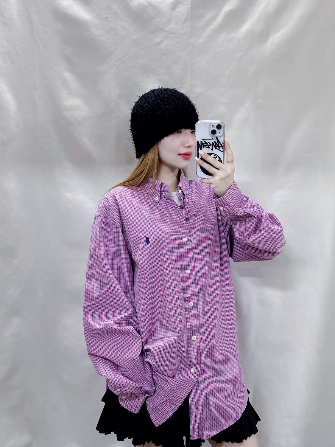 폴로 랄프로렌 포니 체크 셔츠  상품이미지1