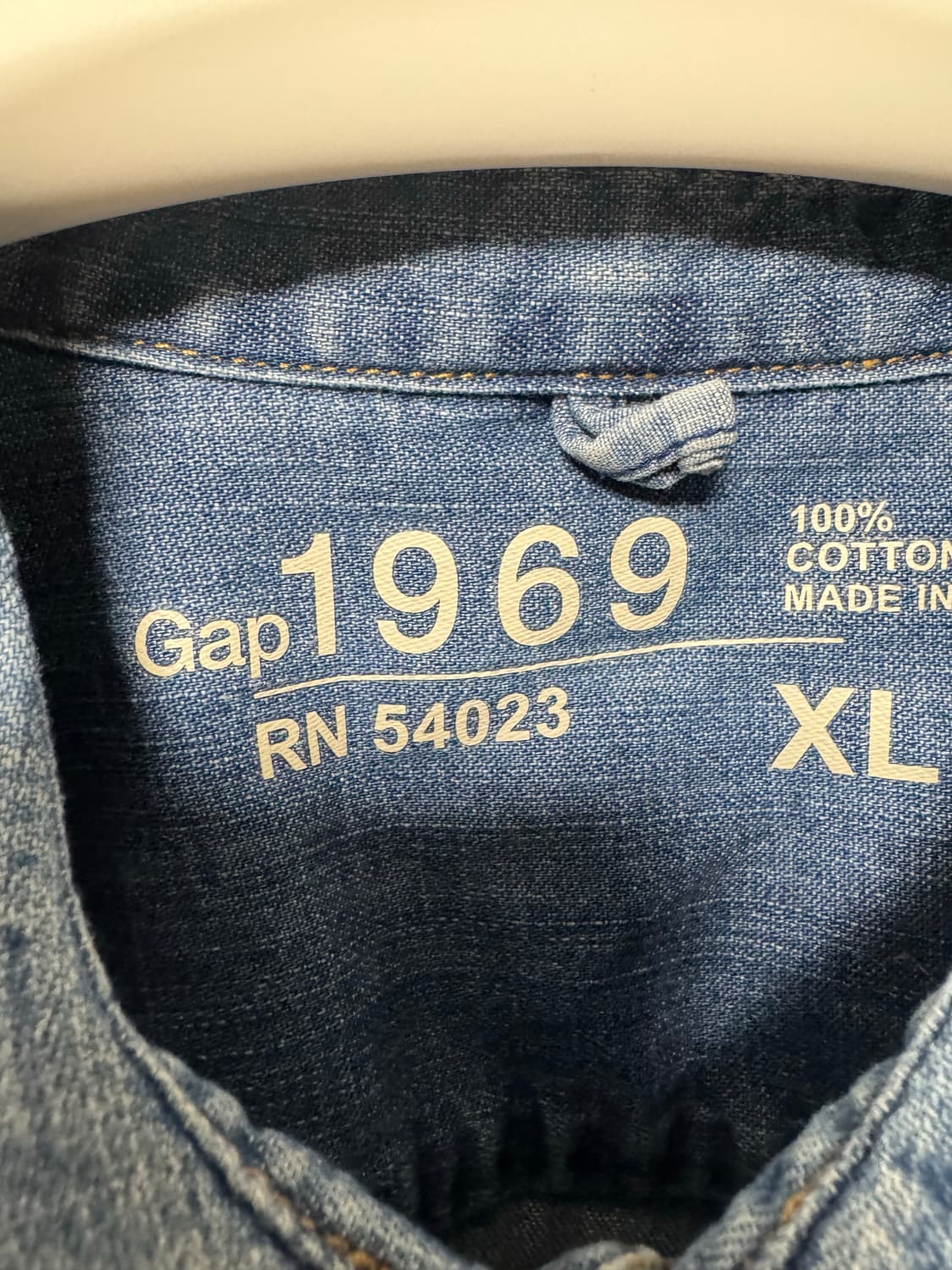 오늘만 이 가격)Gap1969 데님셔츠 상품이미지3