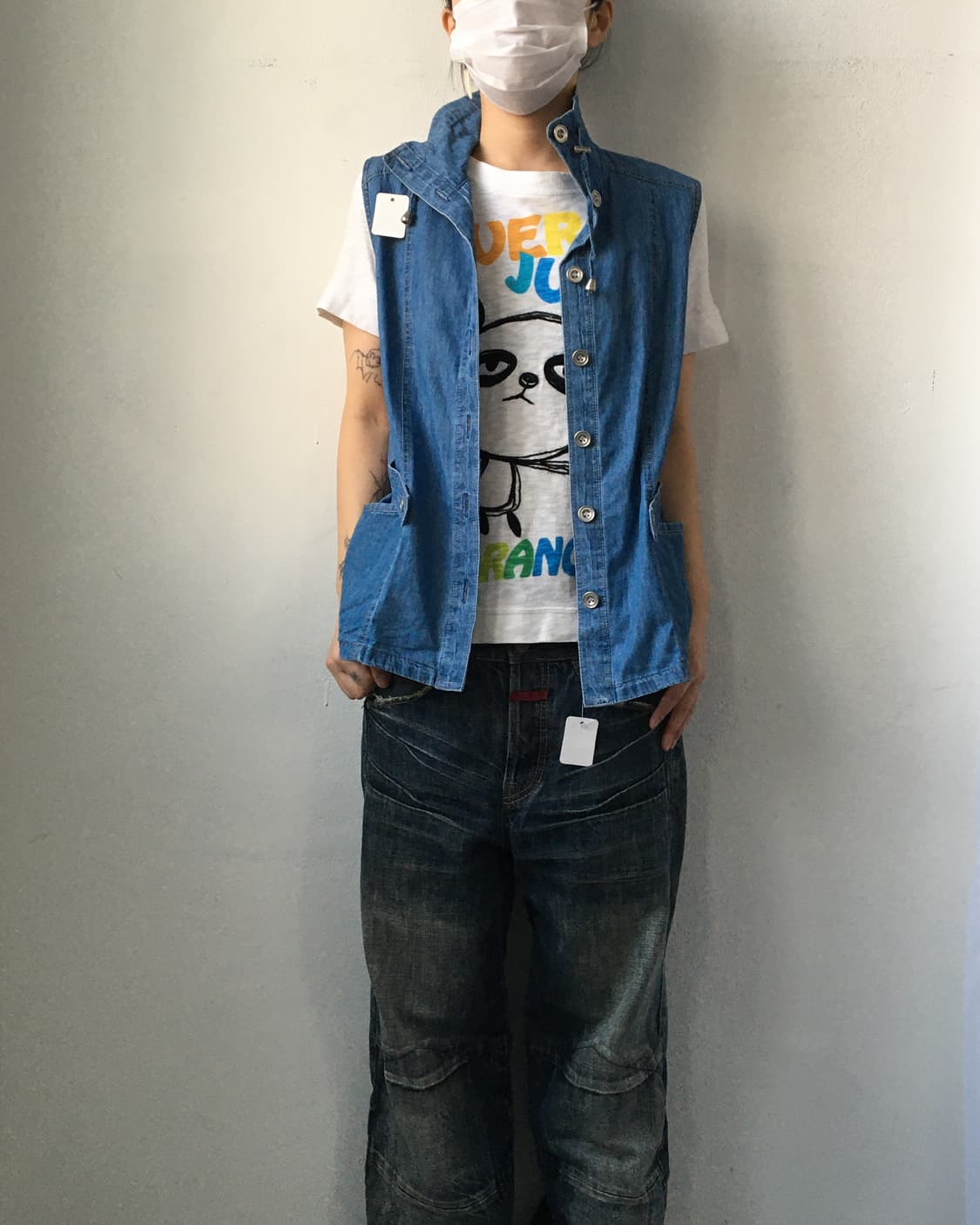 High neck vest 상품이미지5