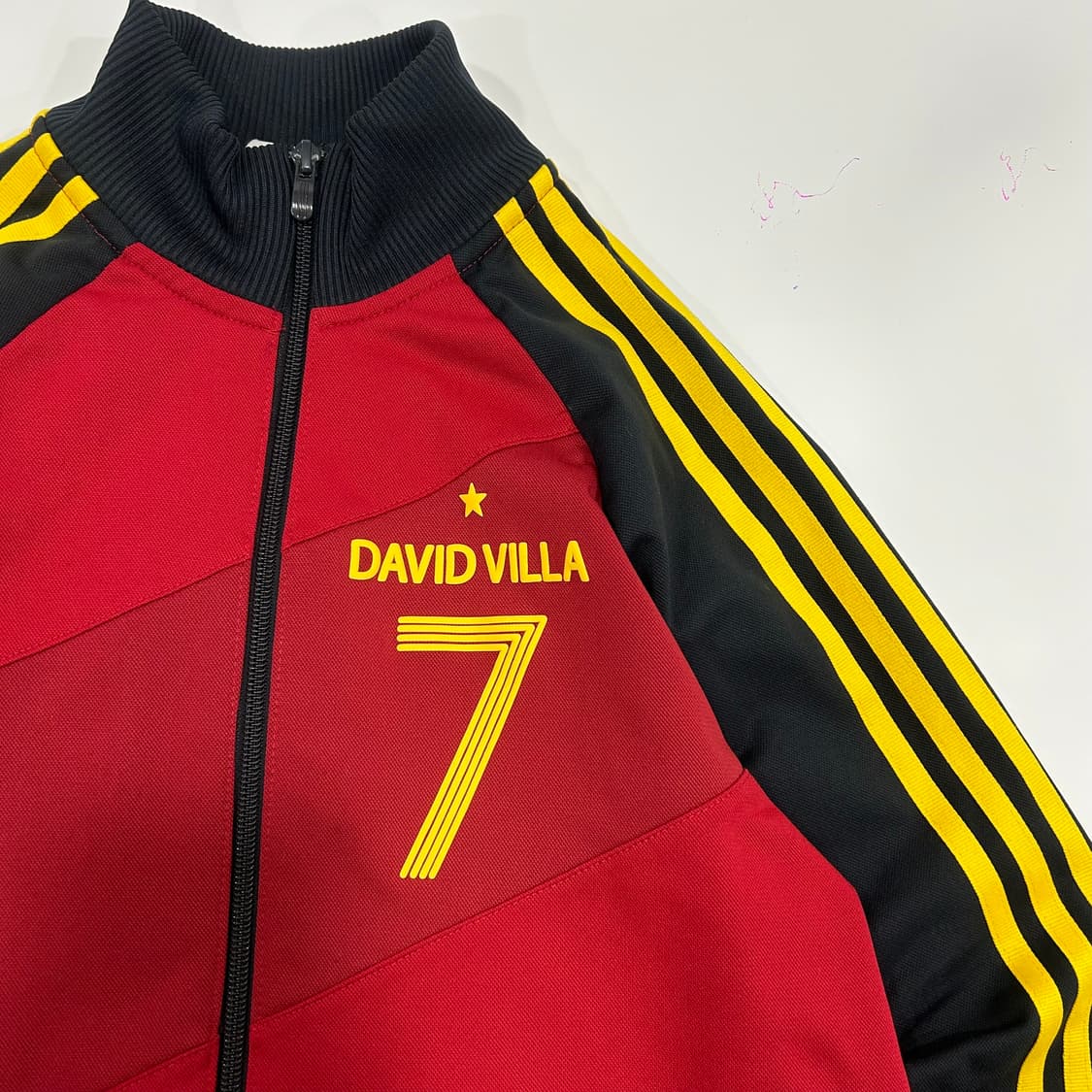 Adidas 아디다스 david villa 레드옐로우 배색져지 상품이미지4