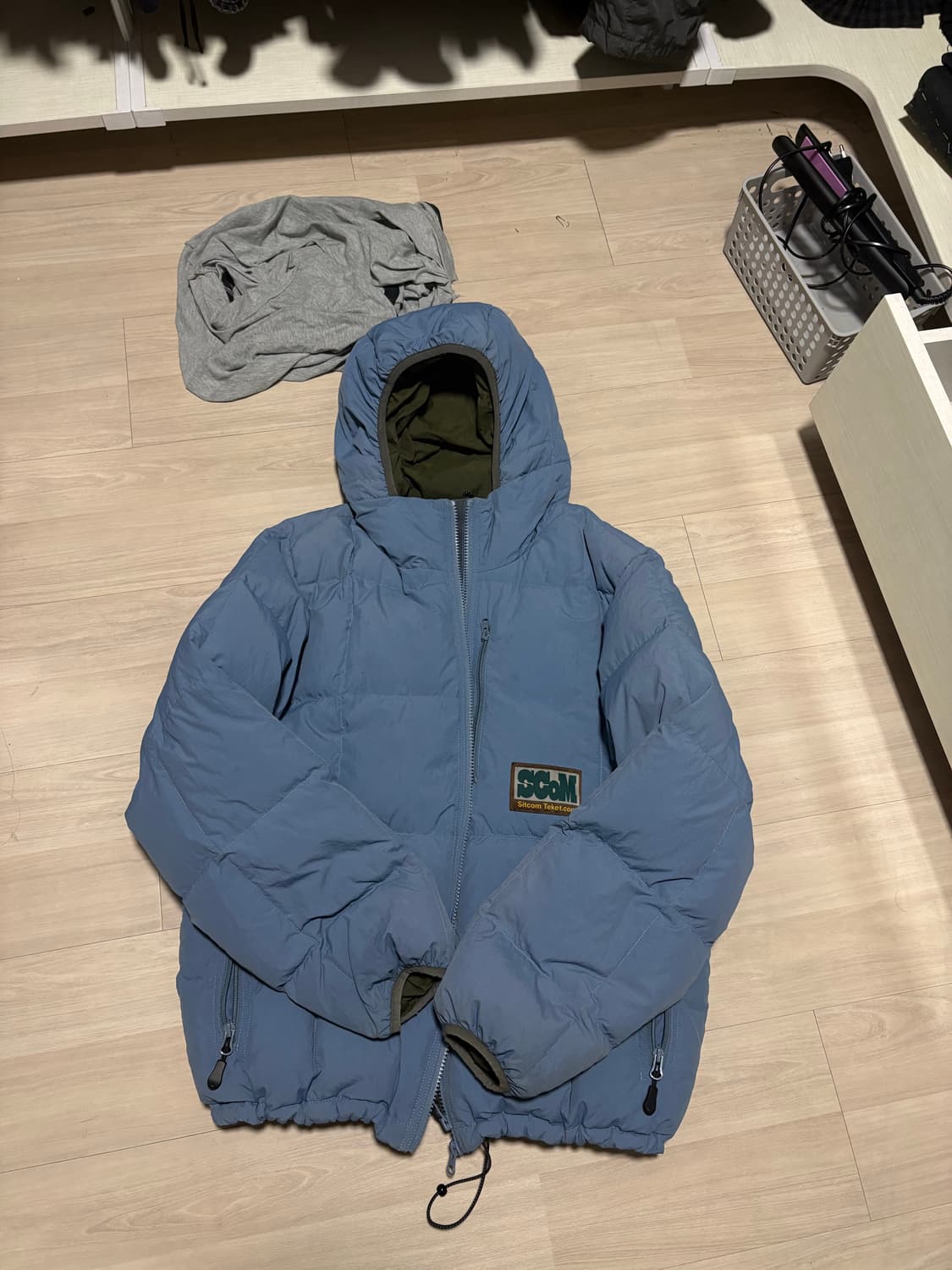 테켓 파파스 패딩 블루 상품이미지1