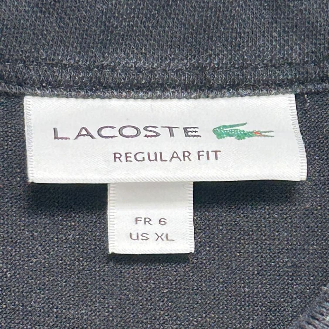 LACOSTE 레귤러핏 pk 반팔티 블랙 XL 상품이미지7