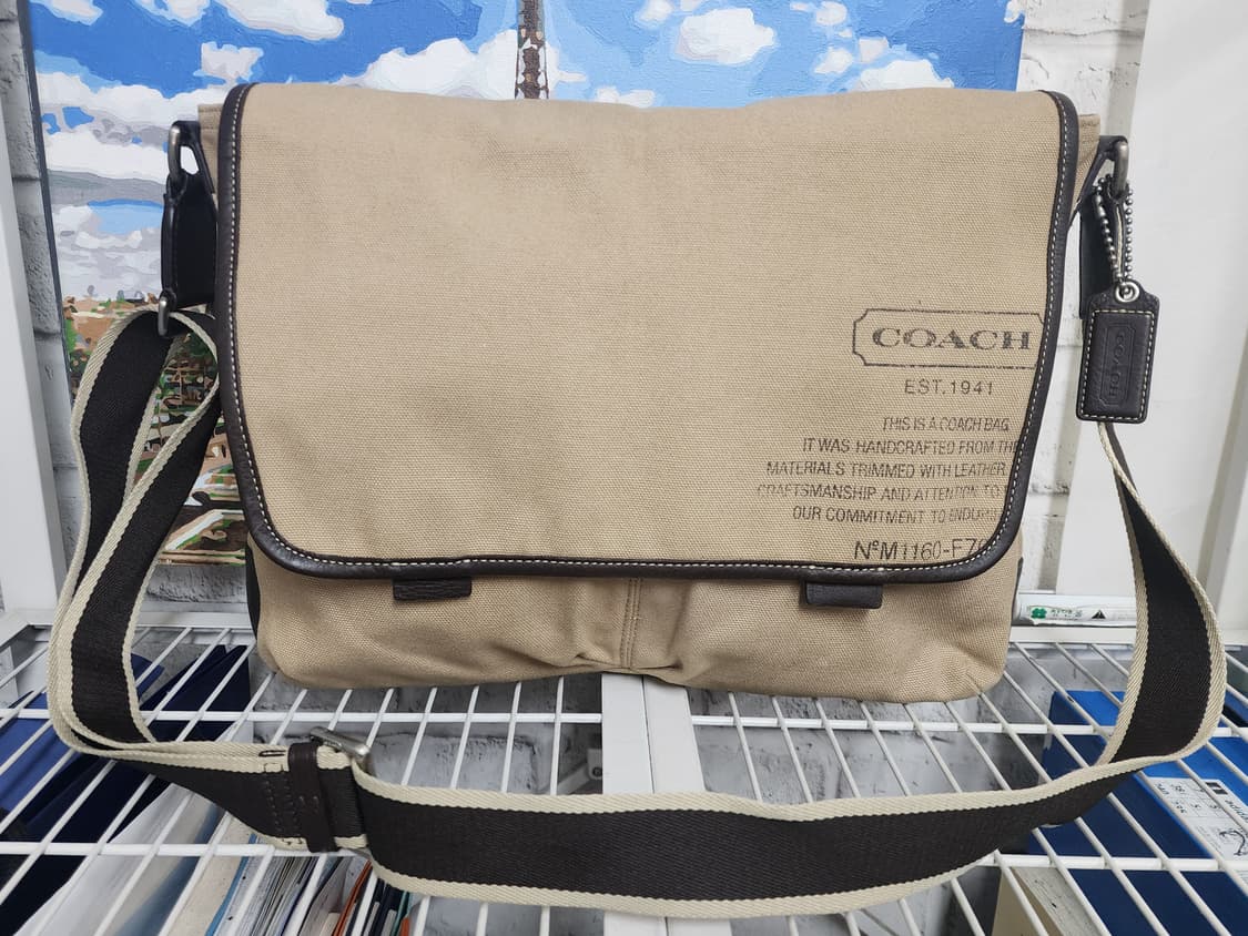코치 메신저백 숄더백 크로스백 캔버스백 BF15 상품이미지1