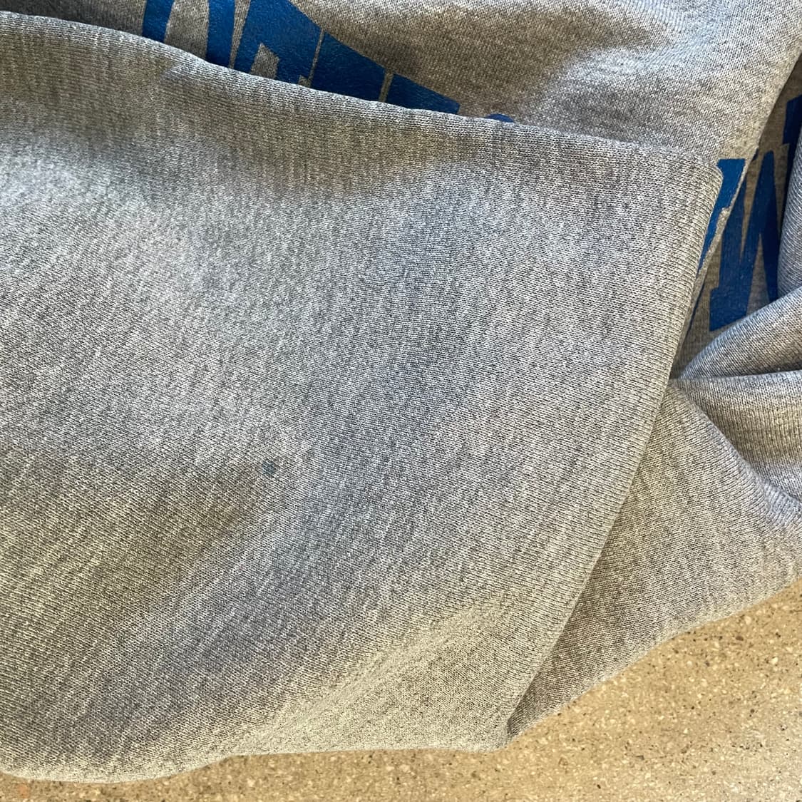 빈티지  러셀 애슬레틱 후드 그레이(블루) made in usa  상품이미지6