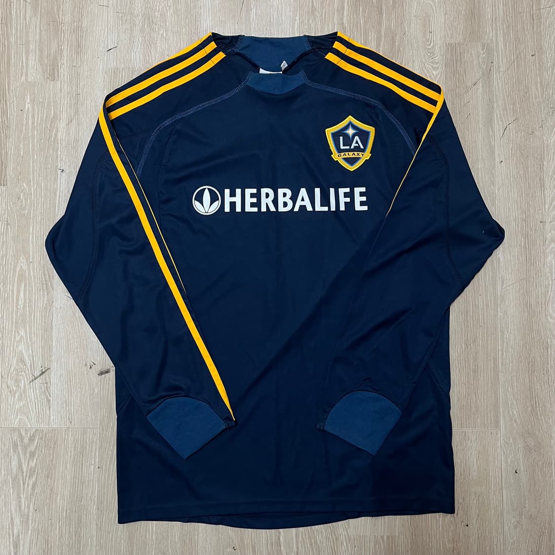 아디다스 LA 갤럭시 허벌라이프 07-08 어웨이 삼선 유니폼L(100 상품이미지1
