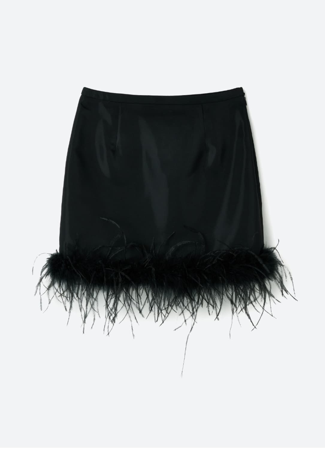문선 ostrich hair mini skirt 상품이미지2