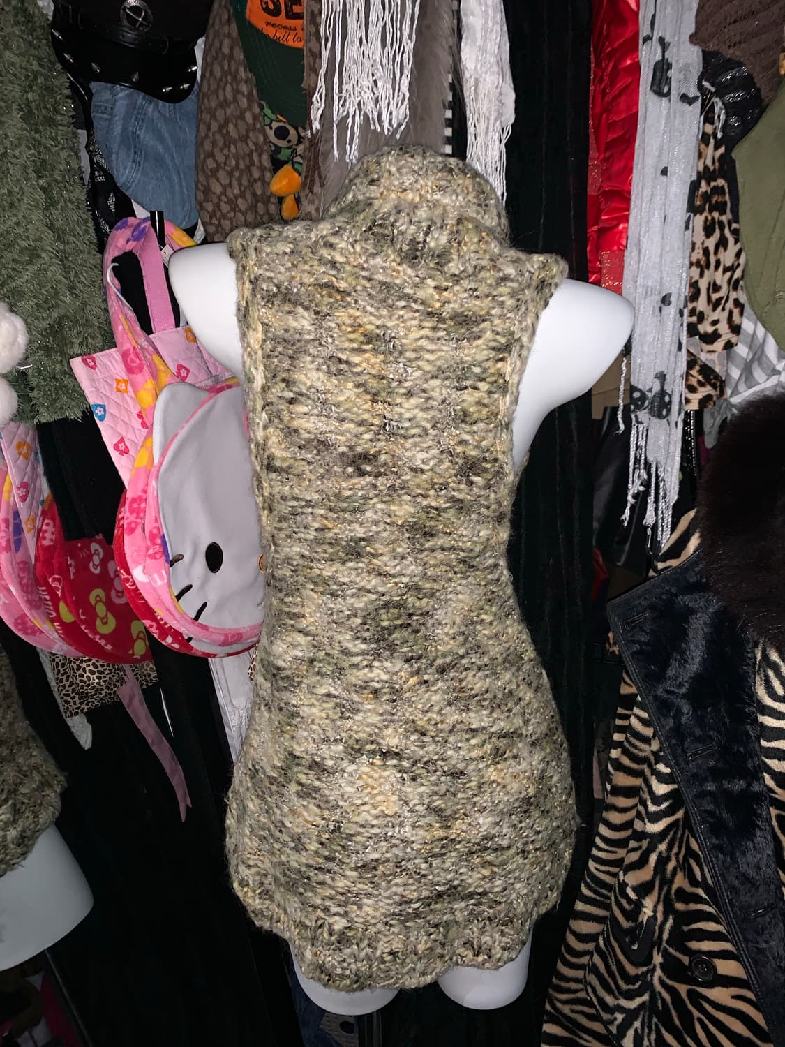 y2k 그런지 니트 탑 상품이미지4