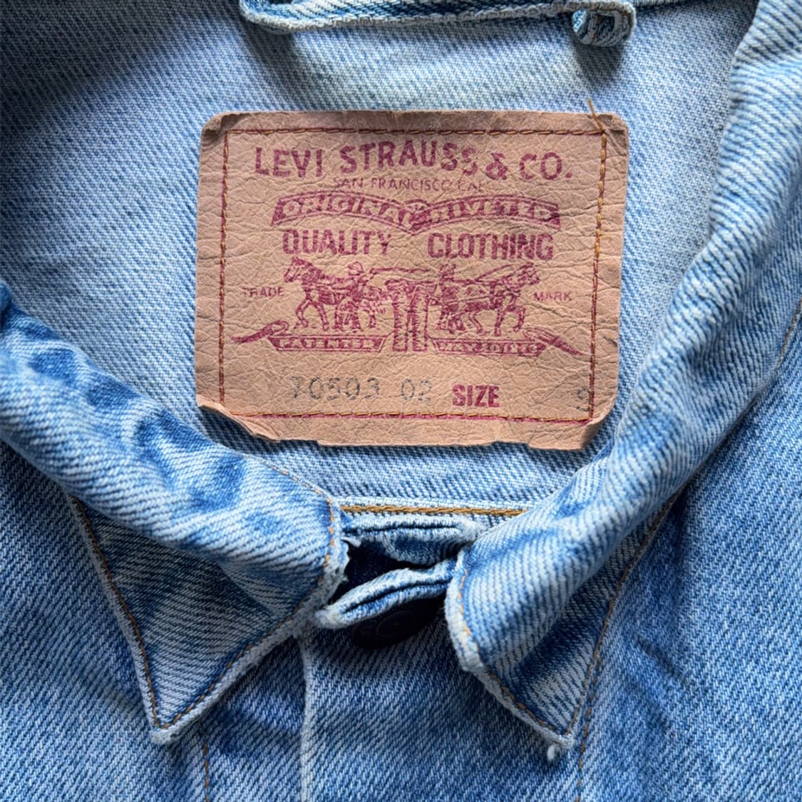 90s 리바이스 Levi’s 70503 Type III 트러커 자켓  상품이미지6