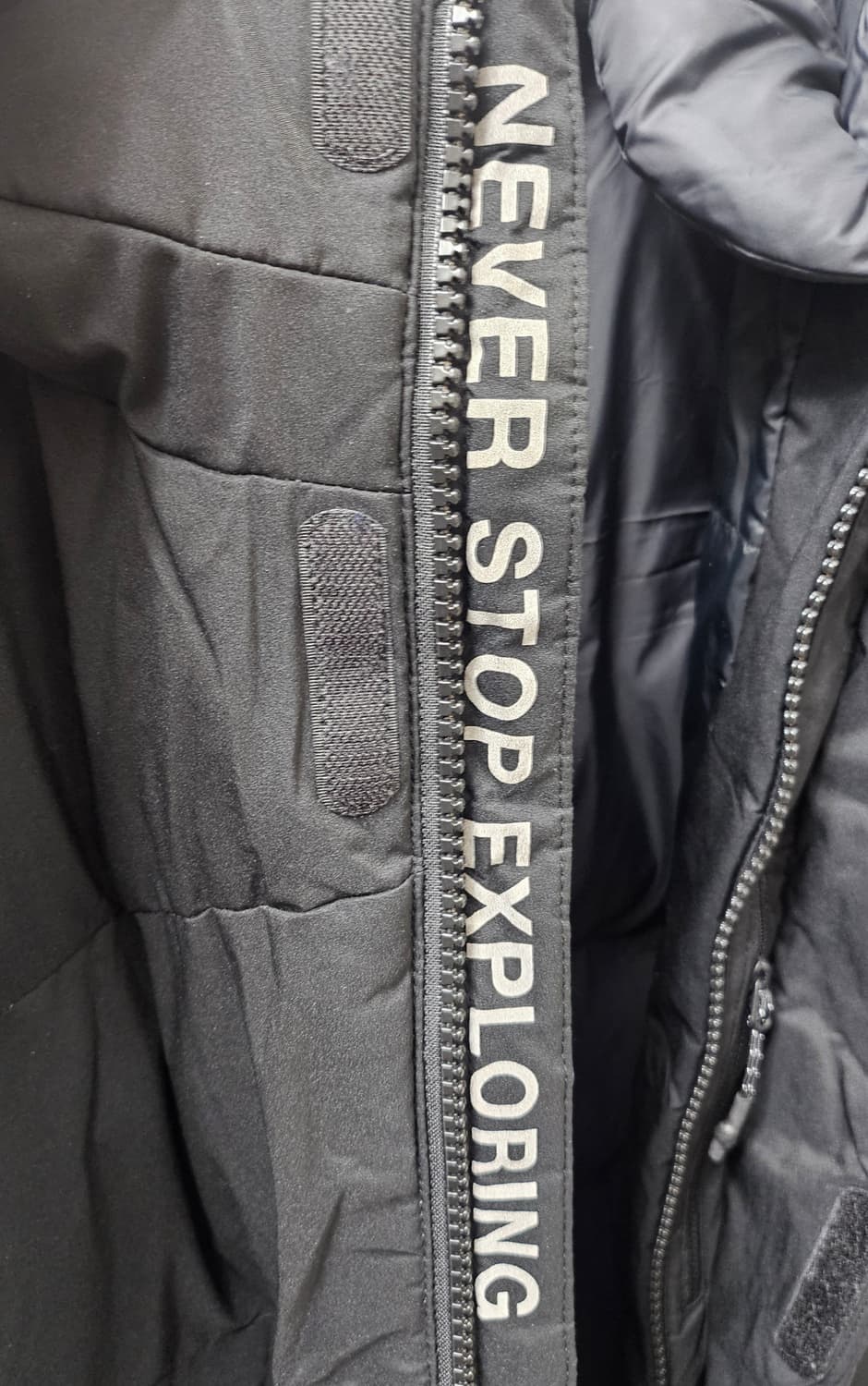 (90~95)S☆우주매물☆노스페이스 화이트라벨익스플로링[블랙]덕다운롱패딩 상품이미지7