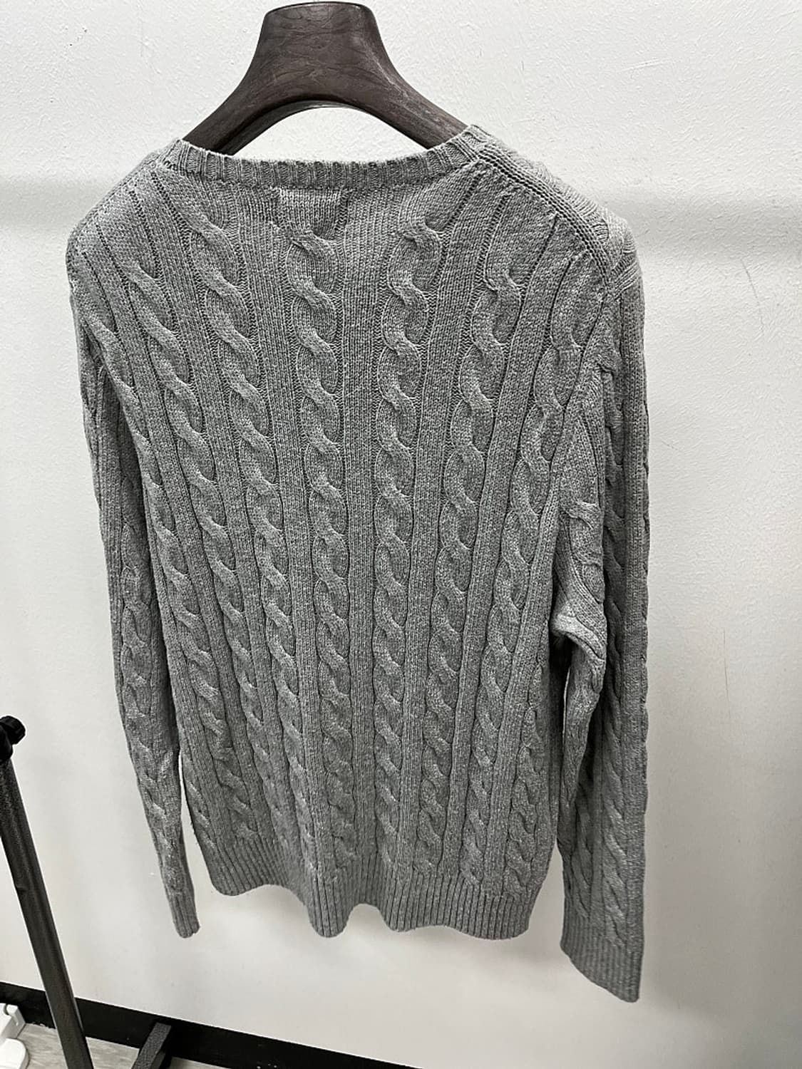 110) 폴로 신형 그레이 케이블 니트 상품이미지7
