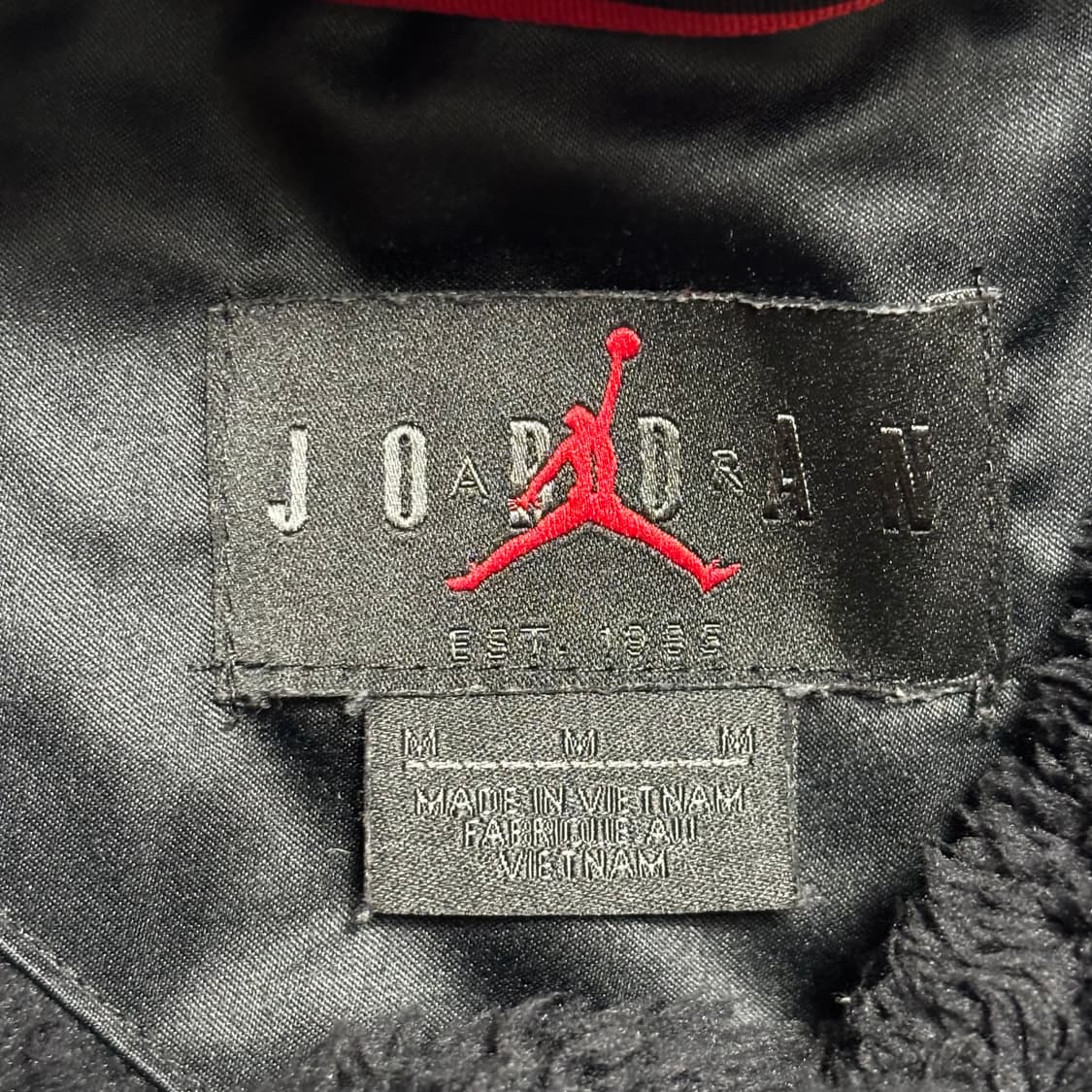 M 나이키 조던 블랙 후리스 후드 상품이미지4