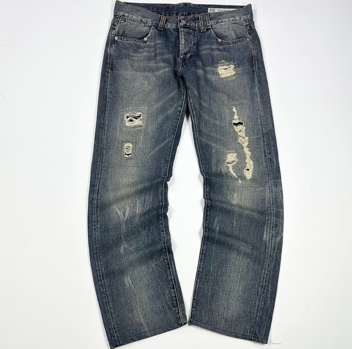 타미힐피거 플래그 패치워크 워싱 데님 팬츠 (33인치) 상품이미지3