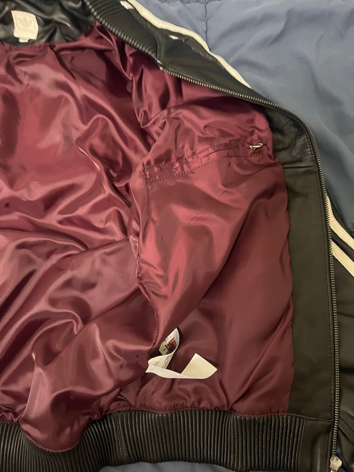 아디다스 빈티지 레더자켓 상품이미지7