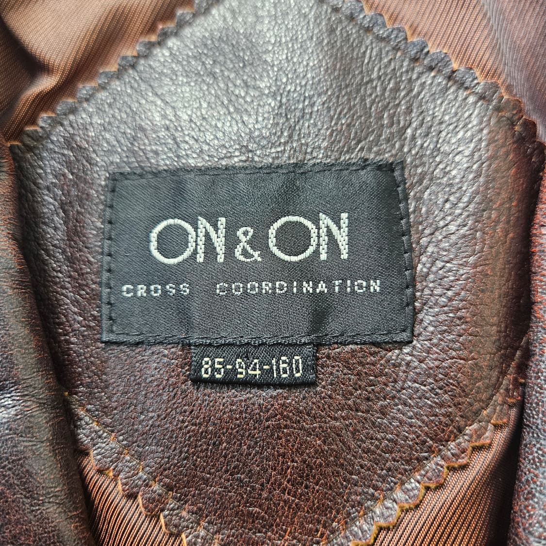 85-94 온앤온 여성 양가죽 롱 자켓 0408Y 상품이미지3