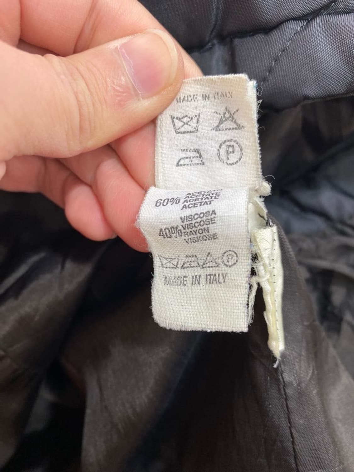 빈티지 이태리 메이드 퀄팅 자켓 상품이미지3