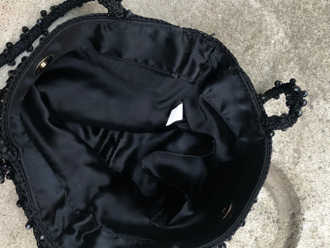 black net beaded tote bag 상품이미지3