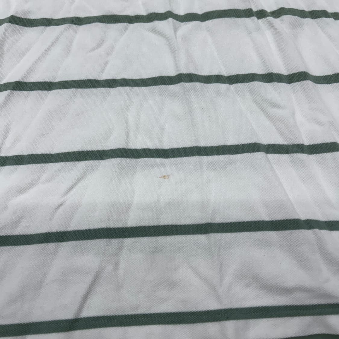 폴로 랄프 로렌 스트라이프 흰초 화이트 그린 카라 반팔티셔츠 상품이미지4