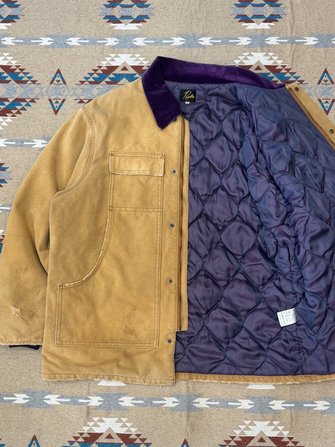 [S][100] 니들스 16oz 코튼 캠버스 럼버잭 브라운 상품이미지4