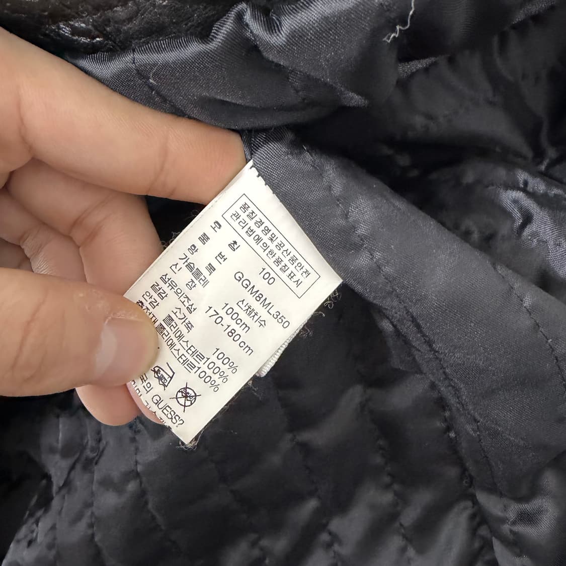 Guess 게스 00s 소가죽 바이커 자켓 상품이미지7