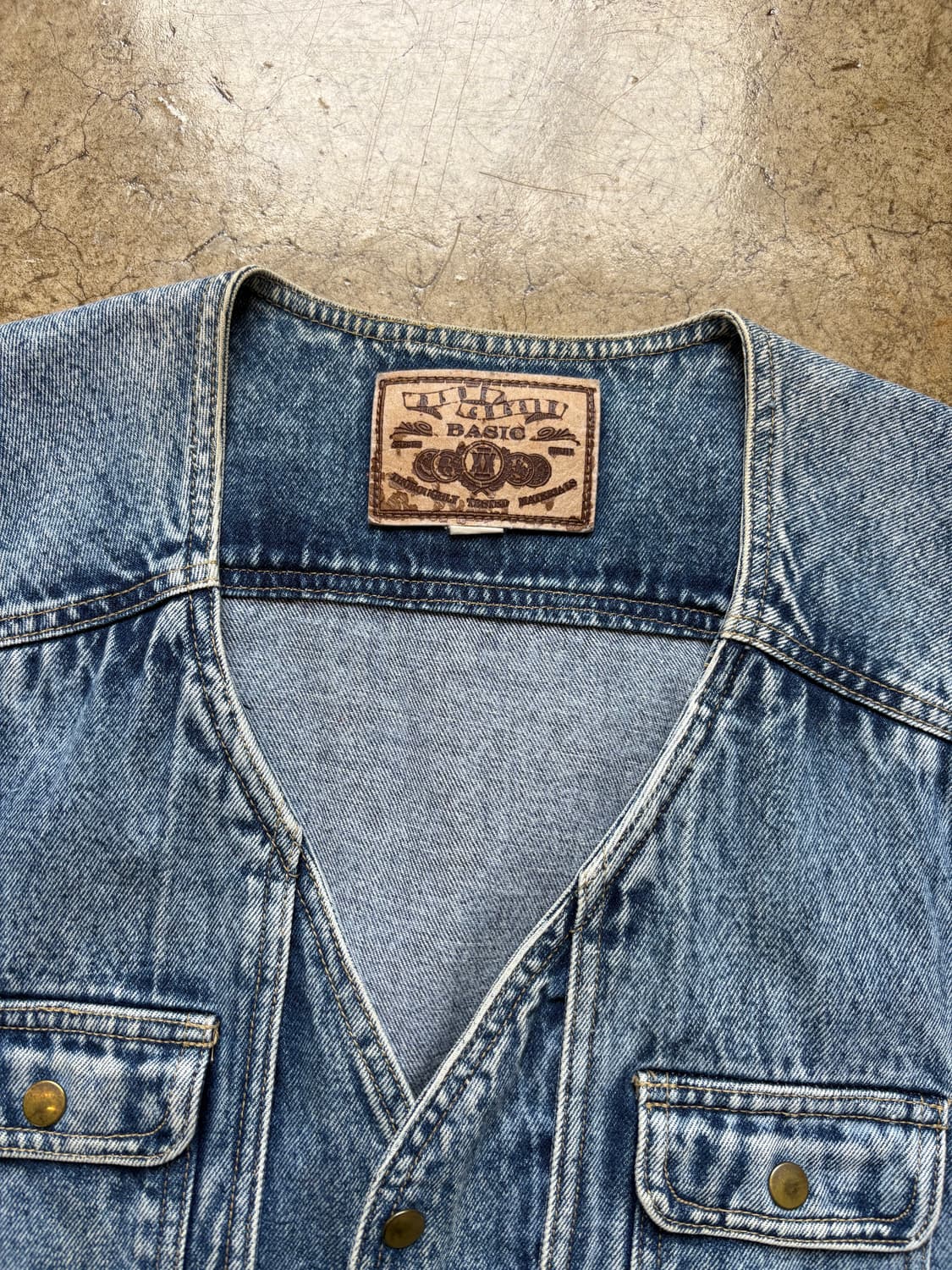 90s BLUE CHASER BASIC 데님 베스트 상품이미지4