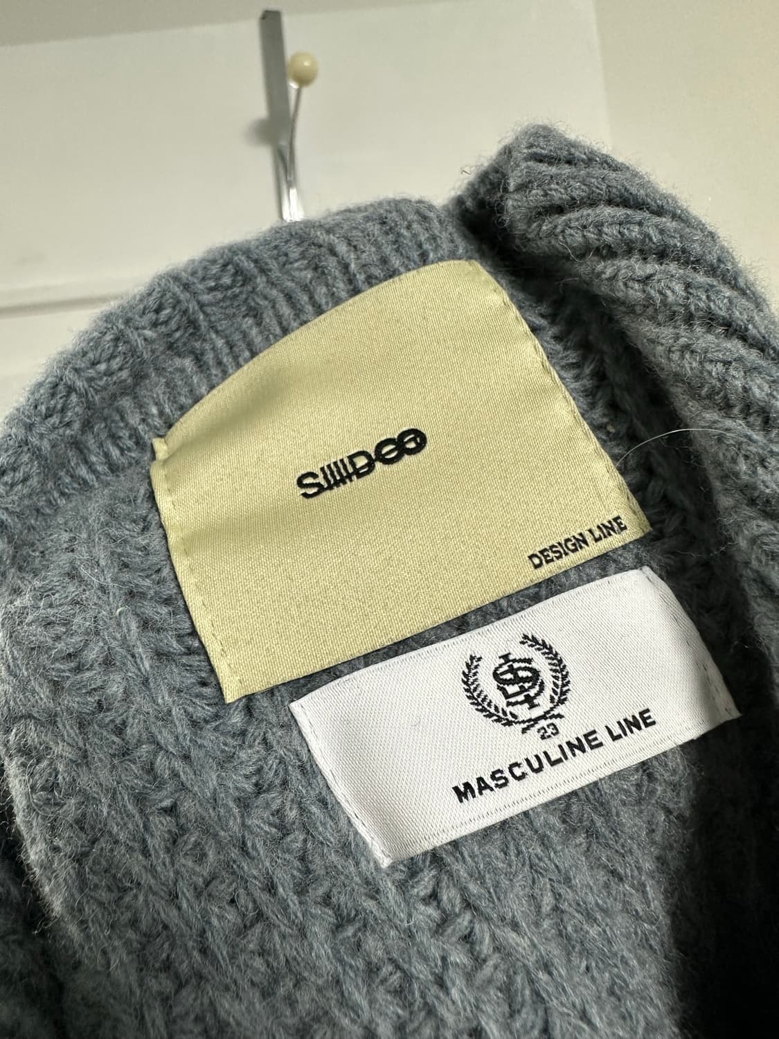 시도 헤르만 헤비 야크 울 가디건 상품이미지3