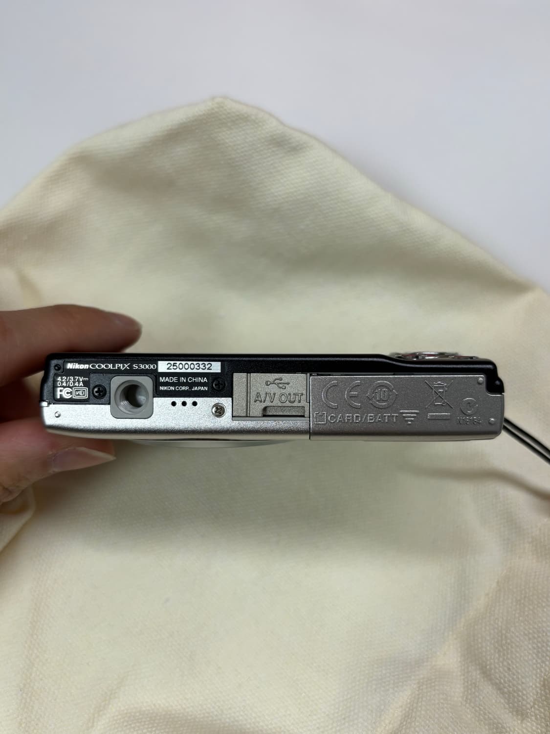 ✨ 민트급) 니콘 쿨픽스 Nikon Coolpix S3000 실버 상품이미지3