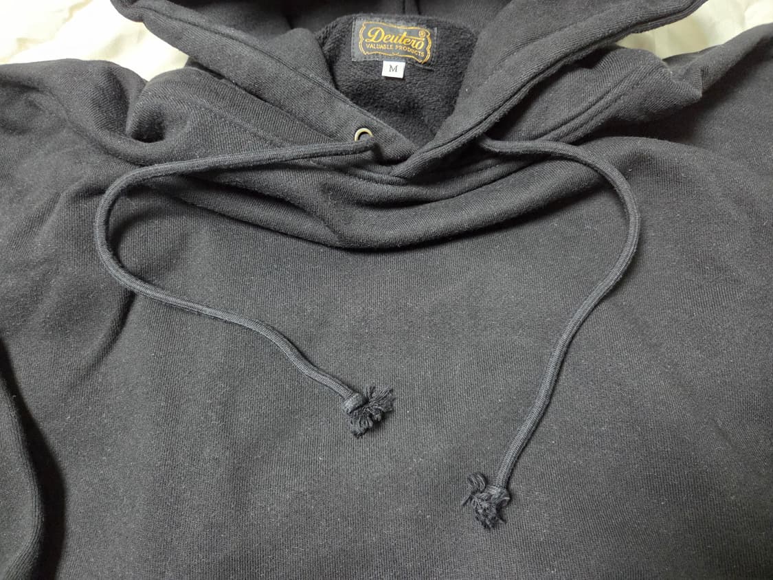 [M] 듀테로 DTR1940 90s Hoodie Black 상품이미지2