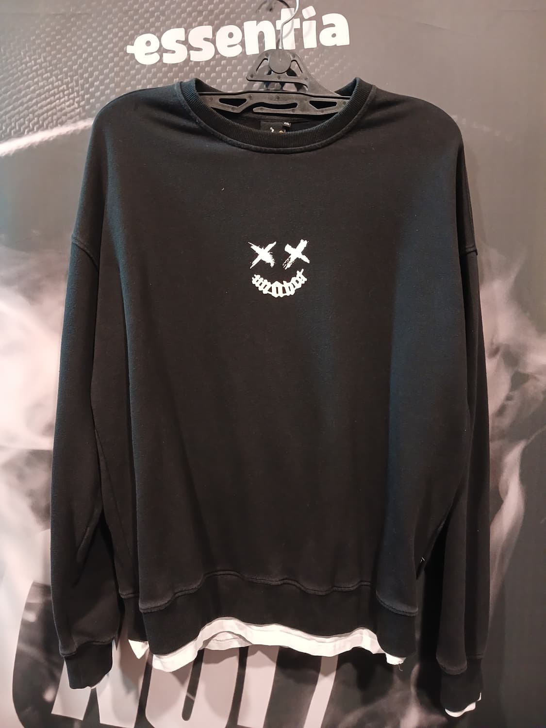 foxiaoye 엑스마일 레이어드 맨투맨 상품이미지1