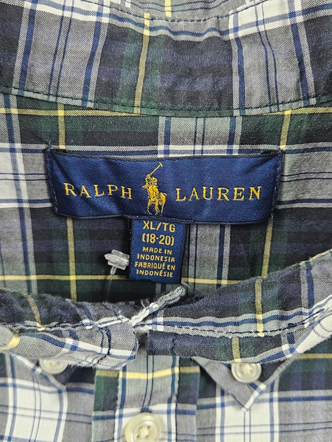 폴로랄프로렌 멀티컬러 타탄체크 패턴 셔츠 ( XL ) / 11028 상품이미지9