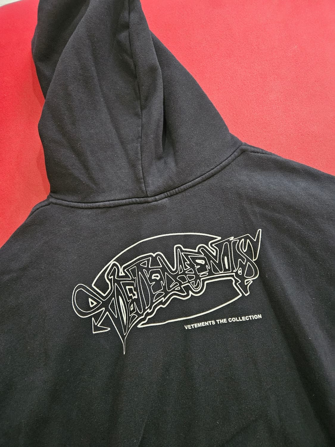 [S] 베트멍 오버핏 후드 블랙 상품이미지2