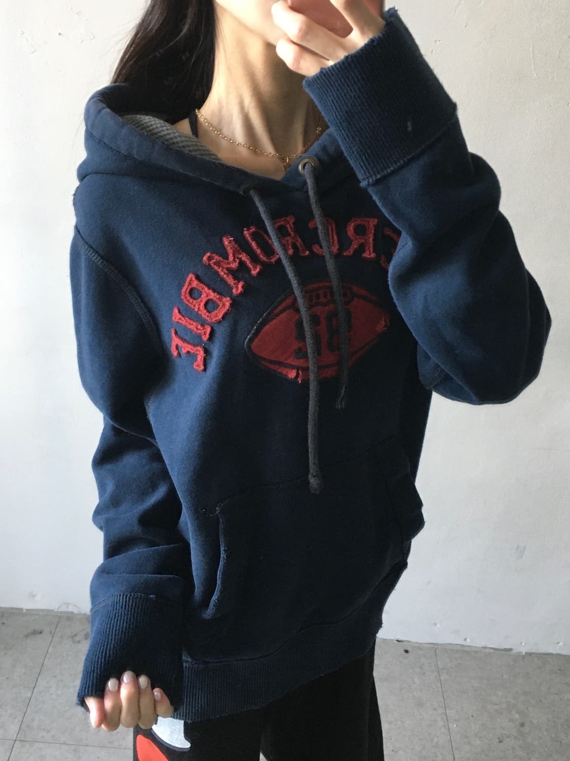 아베크롬비 빅로고 후드티 상품이미지1