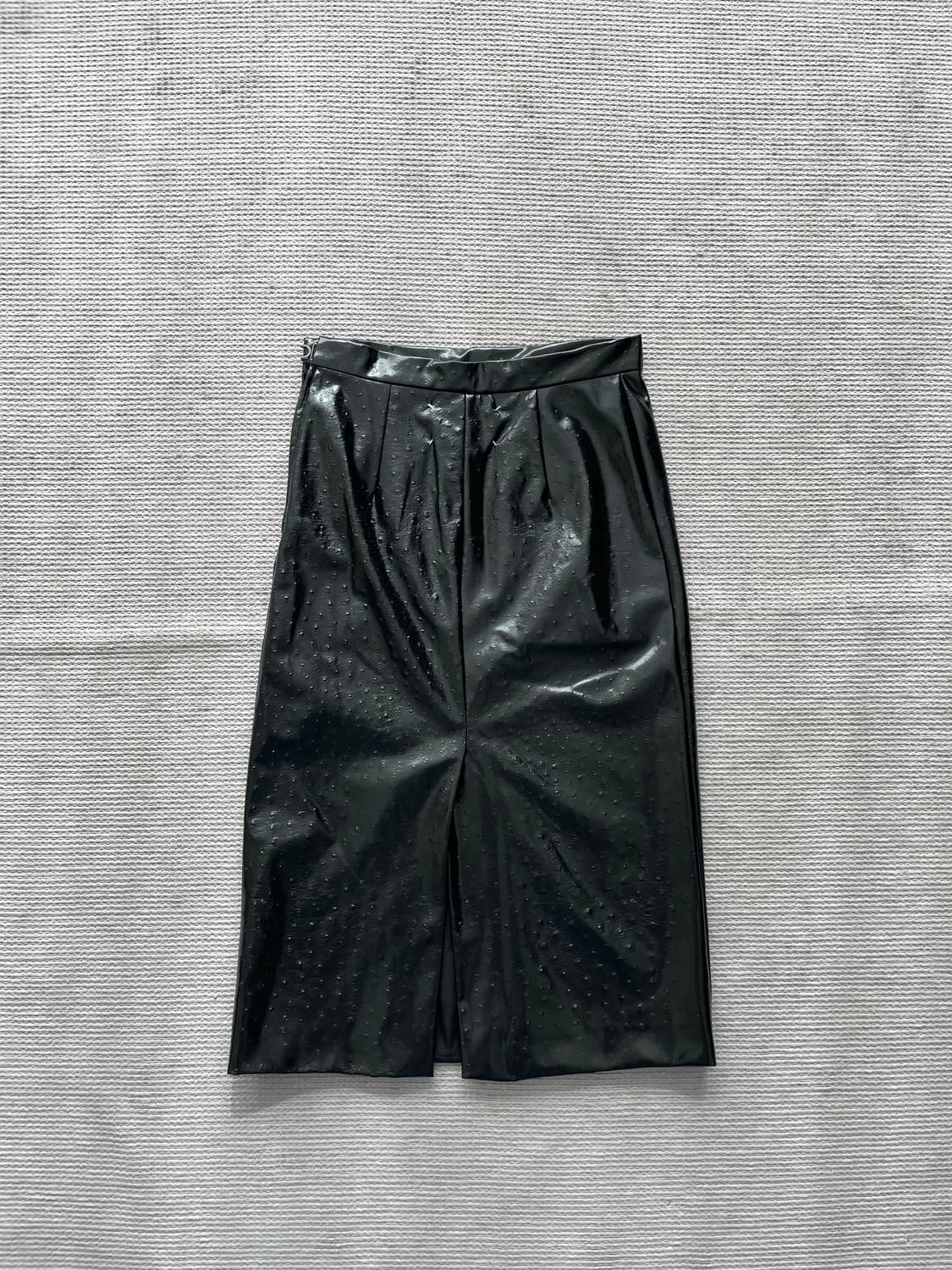 메종마르지엘라 페이크 레더 스커트 상품이미지1