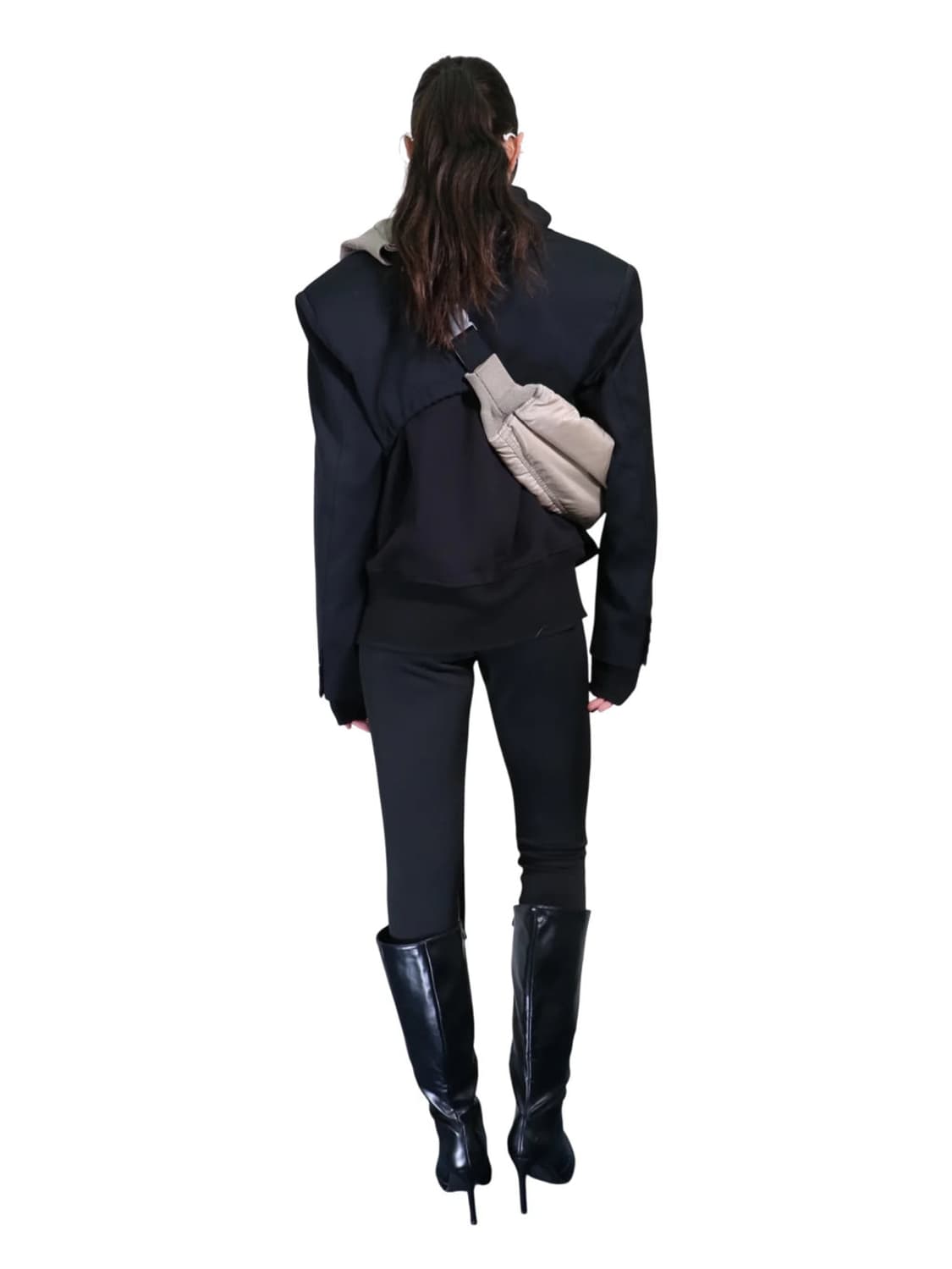 프로토타입스 BOMBER SLEEVE 백/베이지 상품이미지4