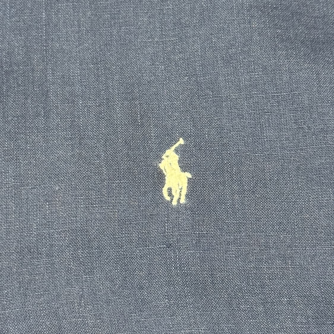 M) 폴로 랄프로렌 클래식핏 네이비 린넨 셔츠 상품이미지4