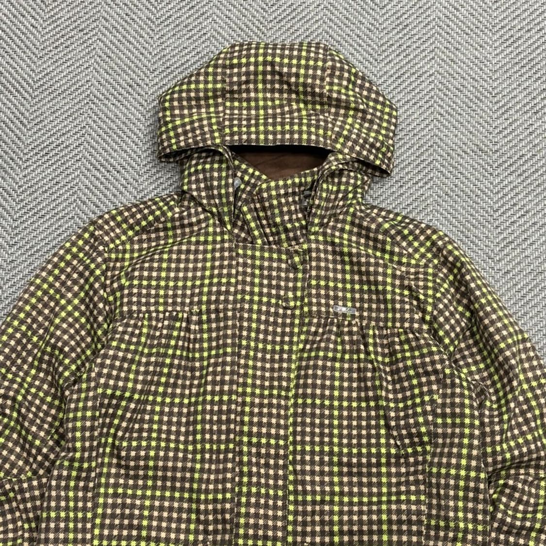 휠라 체크 후드 바람막이 v1799 상품이미지3