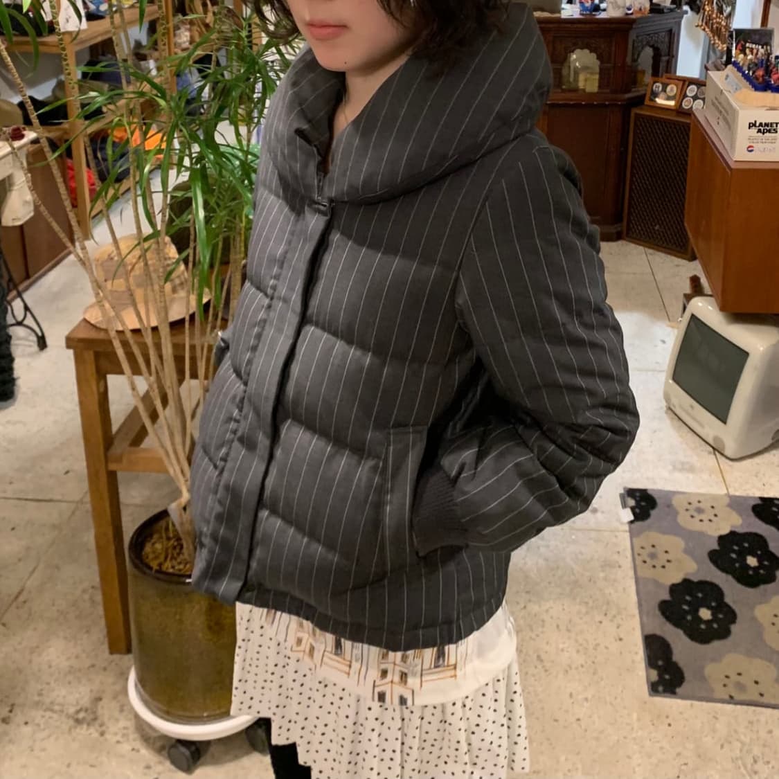 빔즈하트 하이카라 스타라이프패딩 상품이미지1