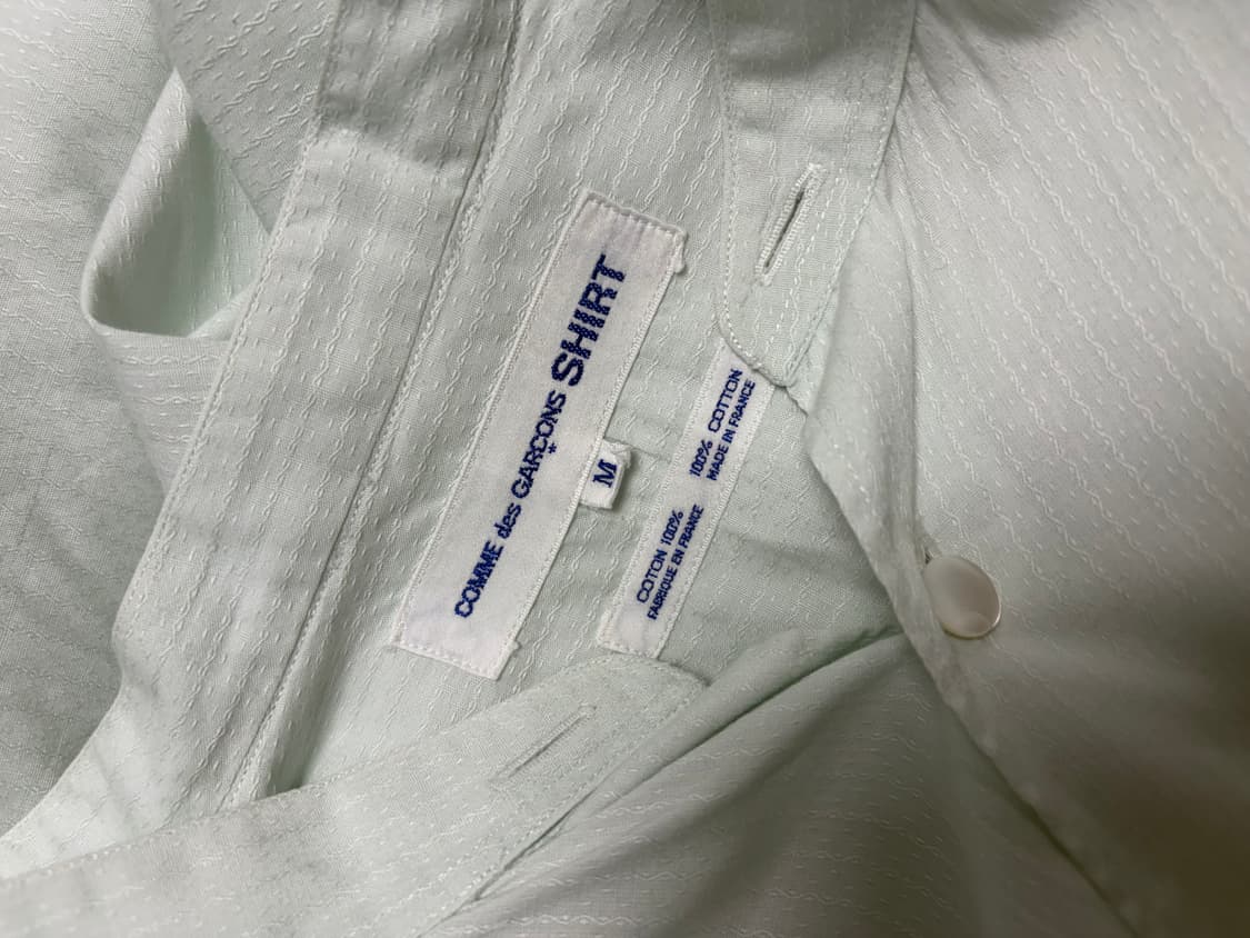 꼼데가르송 셔츠 라인 밴드 카라 셔츠 상품이미지3