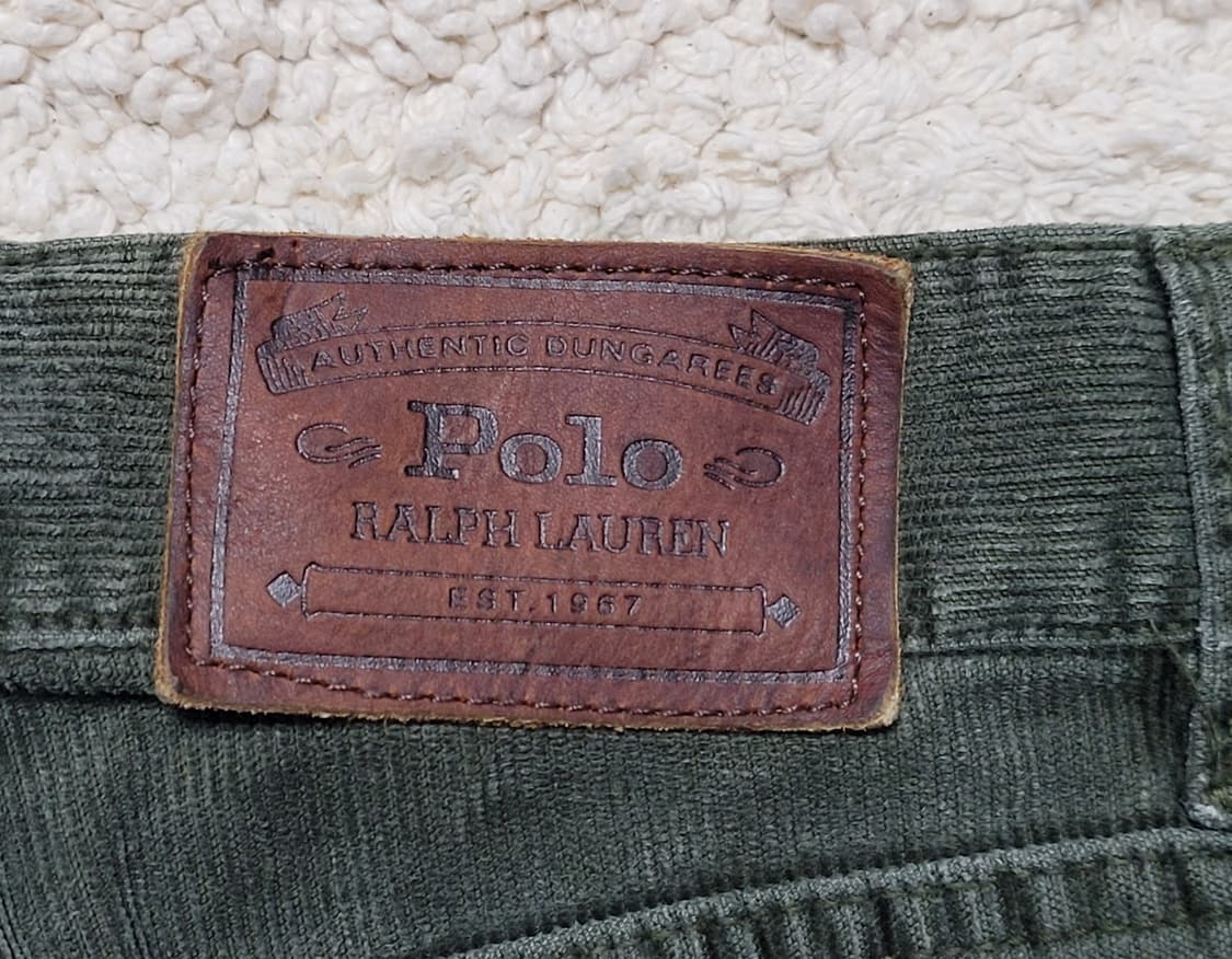 폴로 랄프로렌 딥그린 코듀로이 바지(29*30) 상품이미지1