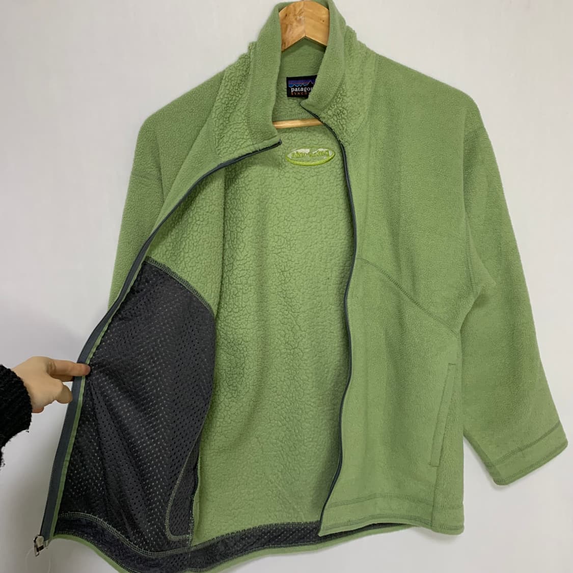 파타고니아 신칠라 라임 플리스 집업 자켓 남 XS 남녀공용 빈티지 상품이미지5