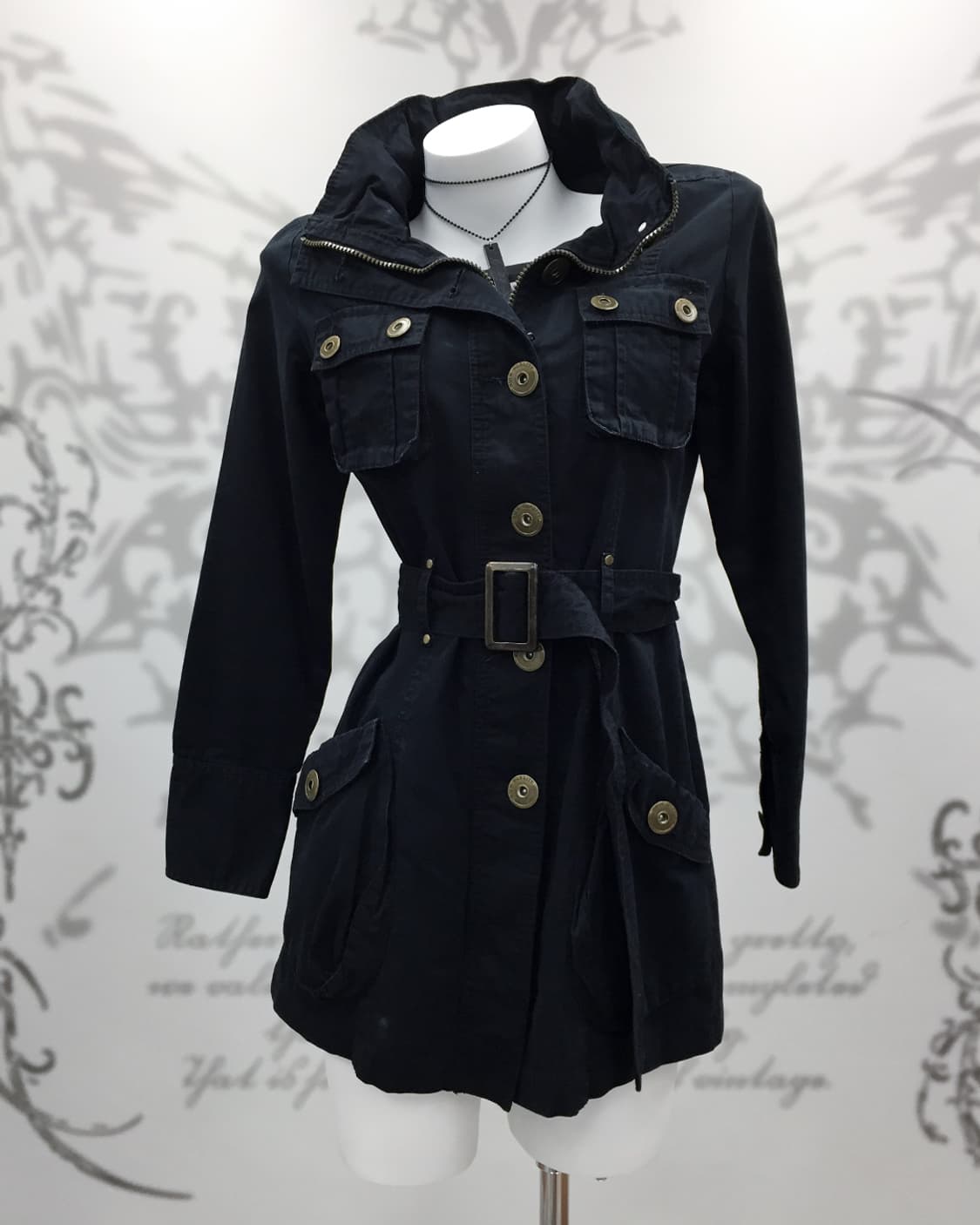 Dark Utility Command Belted Jacket 상품이미지7