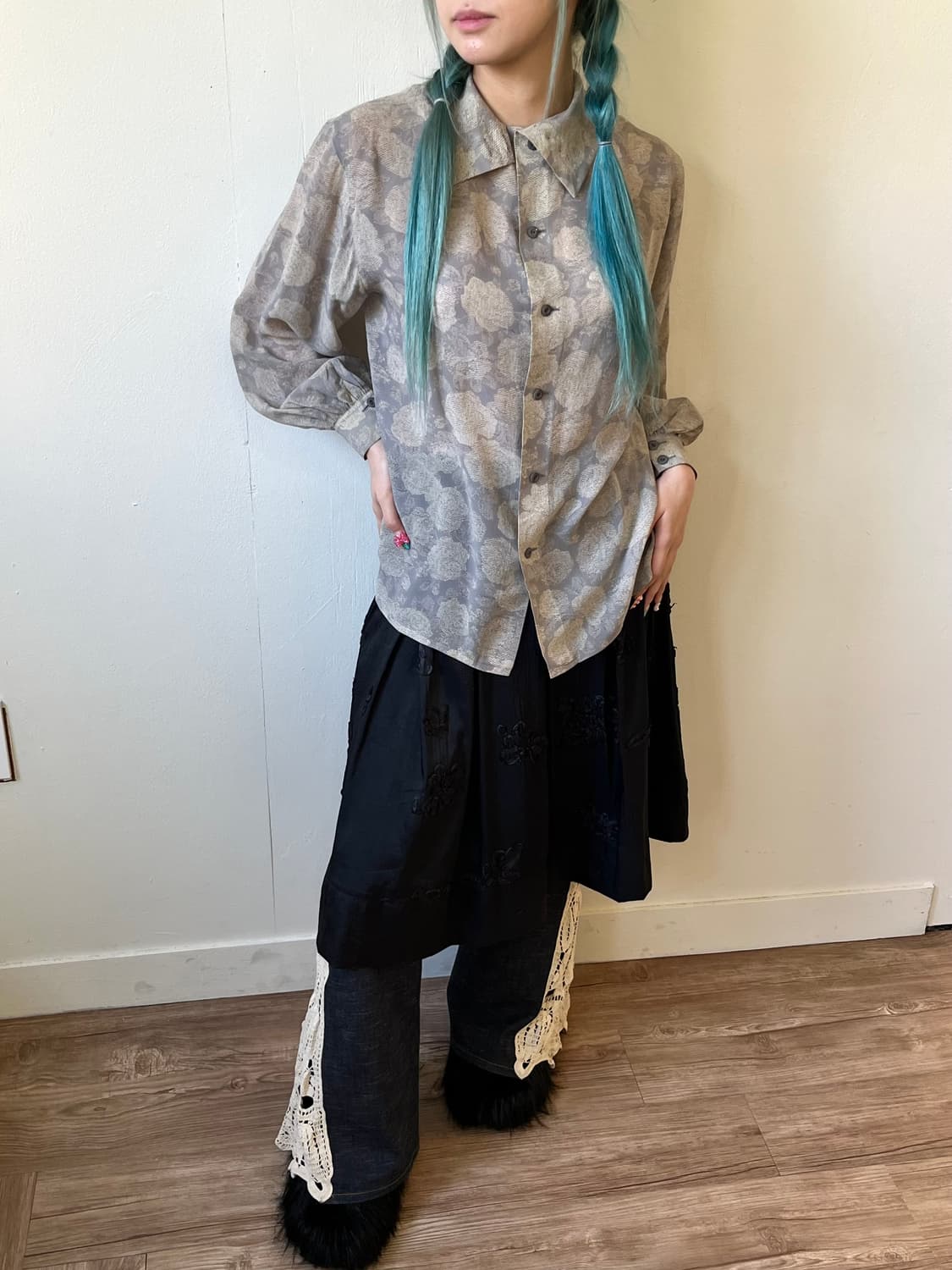 디올 실크 블라우스  상품이미지7