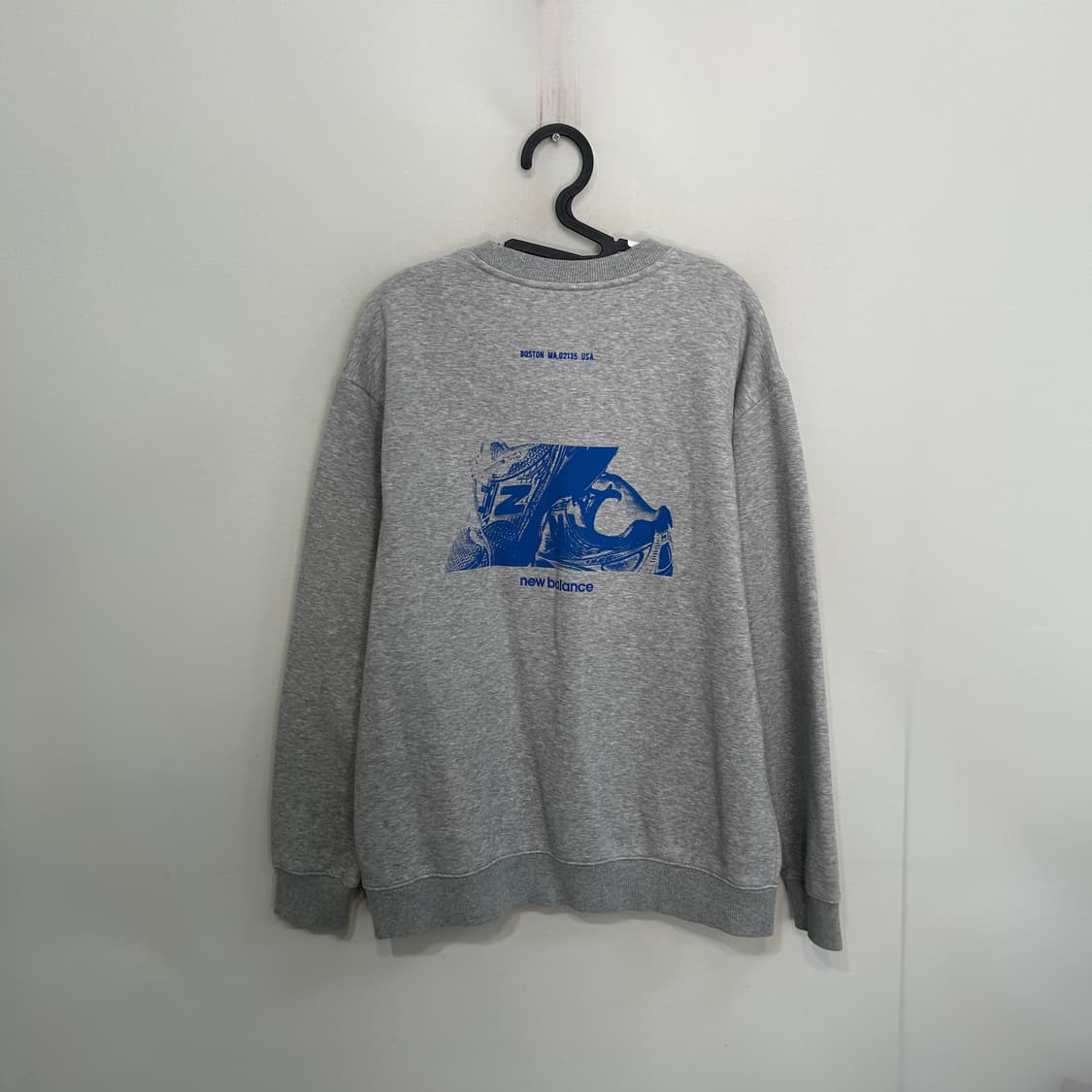 뉴발란스 기모 맨투맨 95 상태최상 그레이 상품이미지3