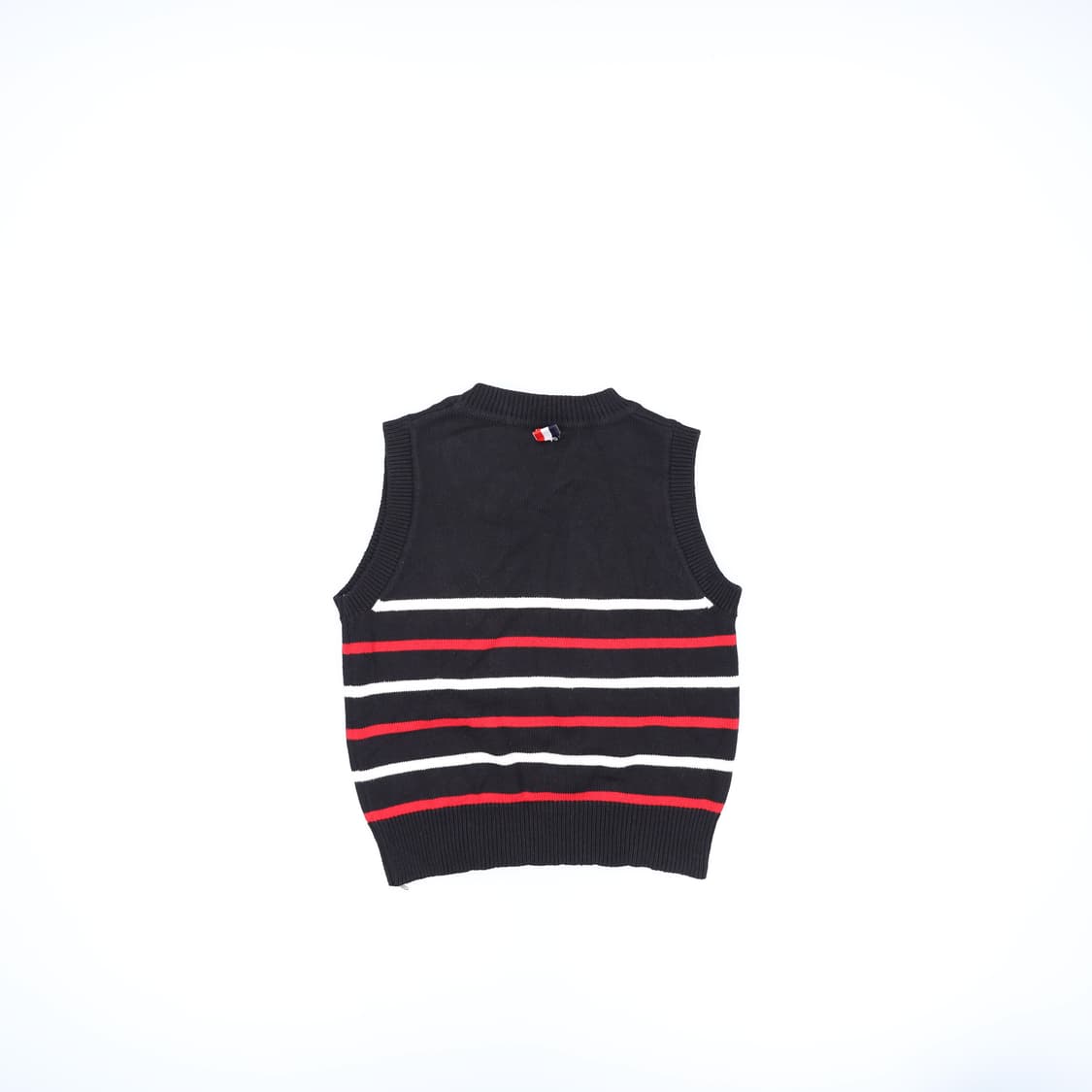 [44정도] 빈티지 여성 스트라이프 니트조끼 1217H1 상품이미지2