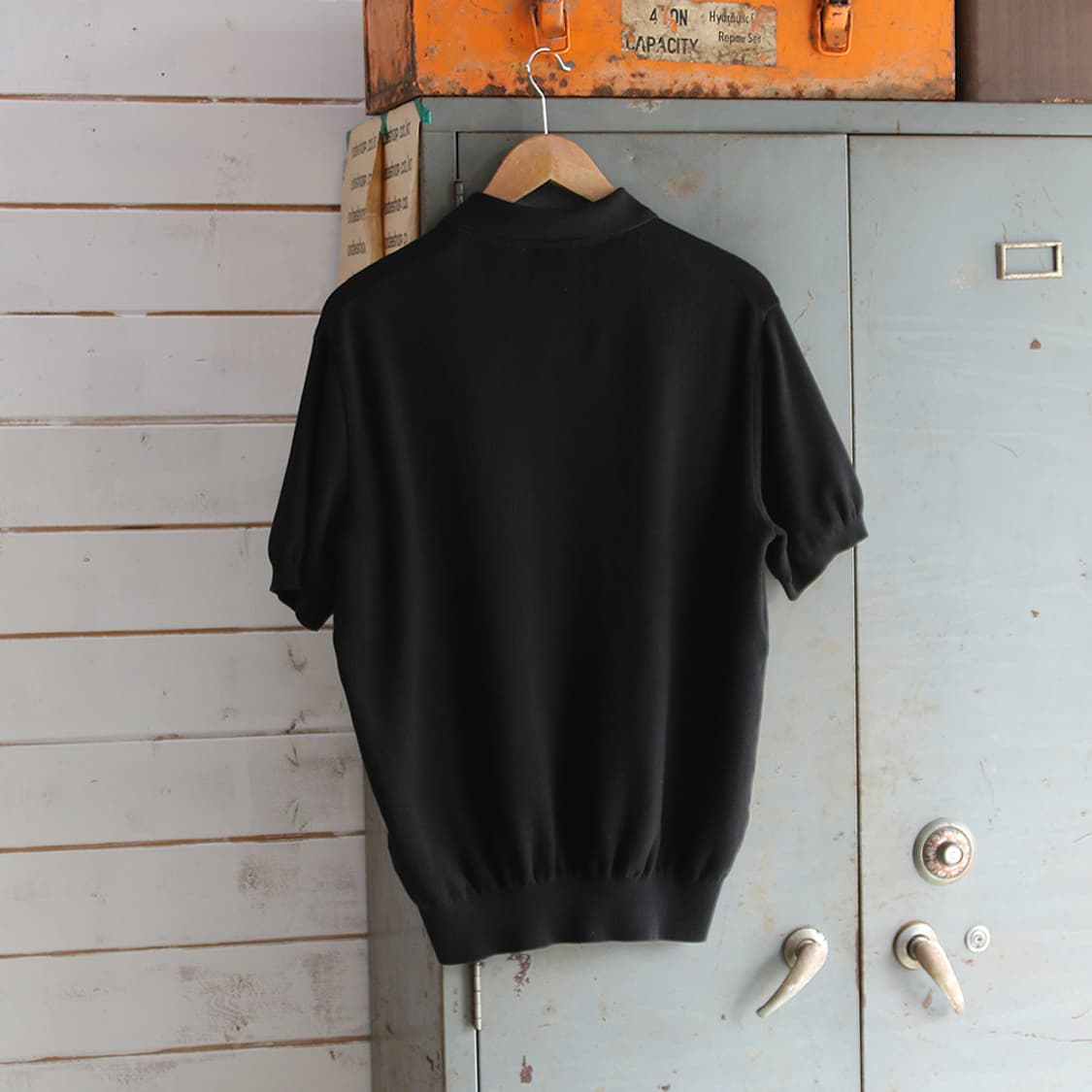 (착용컷) 라코스테 니트 반팔 카라 티셔츠 (남성용 100) 상품이미지3