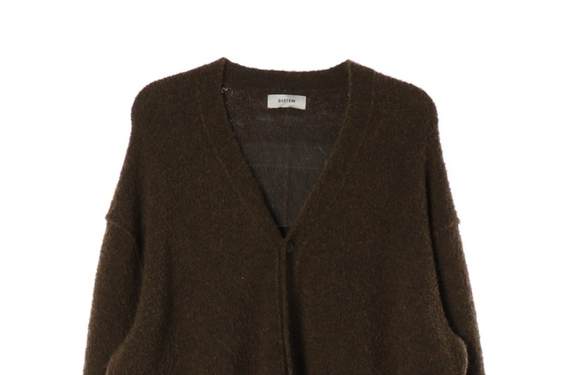 시스템 알파카 가디건 L 상품이미지3