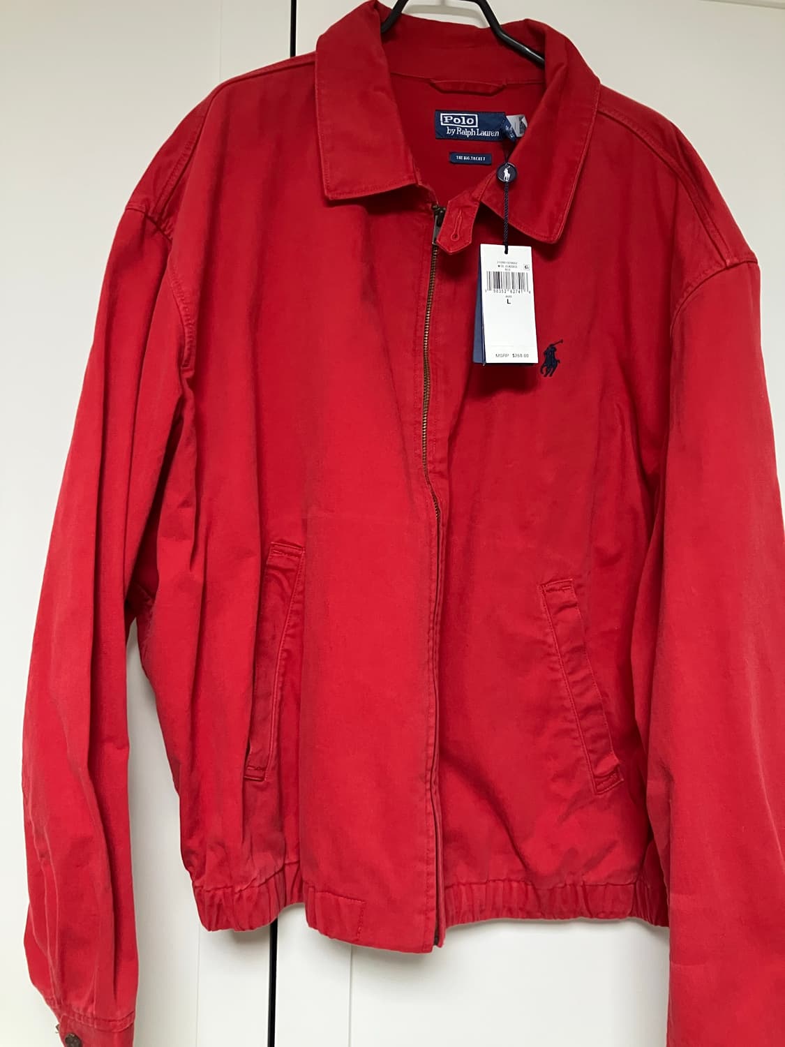 폴로 랄프로렌 빅자켓 레드 L사이즈 상품이미지1