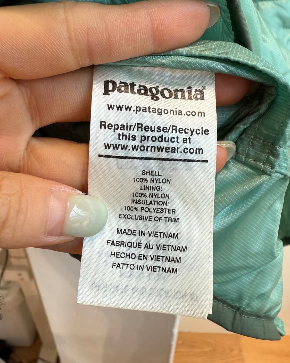파타고니아 민트 마이크로 퍼프 베스트 점퍼  상품이미지9