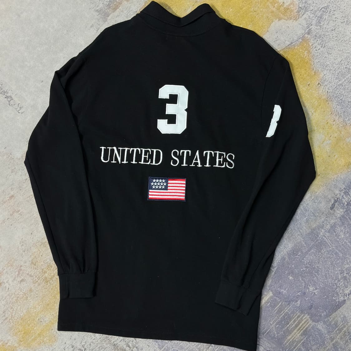 폴로랄프로렌 usa 성조기 빅포니 폴로긴팔 L 상품이미지3