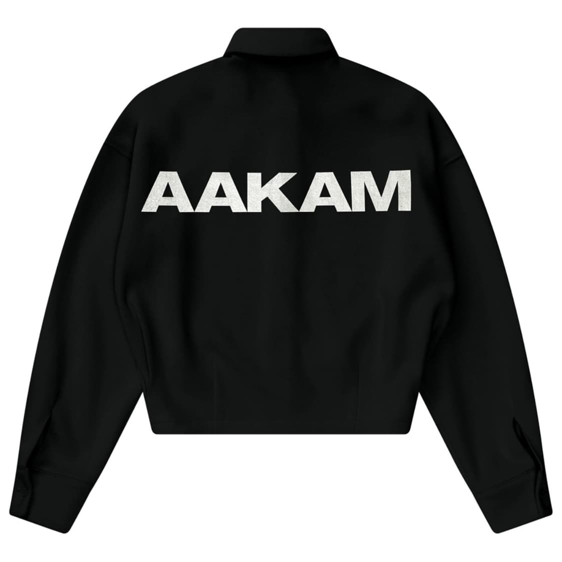 아캄 프린티드 크롭 자켓 블랙 상품이미지4